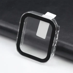 44mm Watch Tempered Glass Case, Transparent