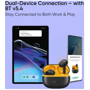 realme Buds T200 Lite Wireless in-Ear Earbuds, Black - Image 7