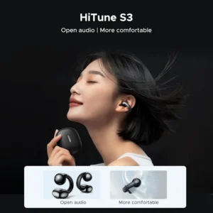 UGreen WS209 HiTune S3 True Wireless Open Ear Earbuds, Black - Image 9