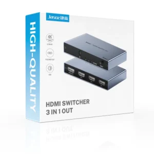 Jasoz G153 HDMI Switch 3-Port 4K@60Hz 3 in 1 Out Switcher - Image 2