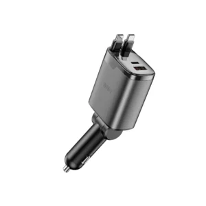 WiWU CC034 Helix Pro 111W GaN USB-A+C Fast Car Charger - Image 5