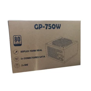 GPro 750W ATX 750 WATTS 80 Plus PSU Power Supply - Black
