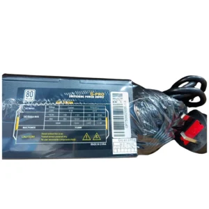 GPro 750W ATX 750 WATTS 80 Plus PSU Power Supply - Black - Image 2