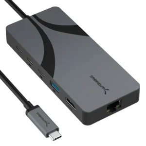 Sabrent U4HP USB4 Travel Hub Dual USB-C HDMI 2.1 2.5GbE and PD 3.0 (85W)