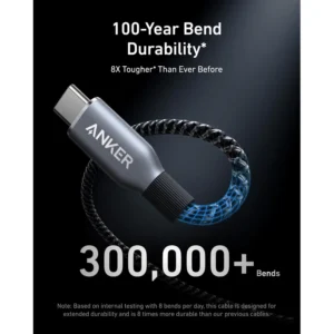 Anker Prime USB-C to USB-C Cable - 6ft 240W Upcycled-Braided - A88E2012 - Image 3