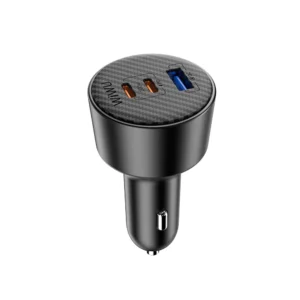 WiWU CC026 Fast Car Charger Adapter 200W Triple-Port
