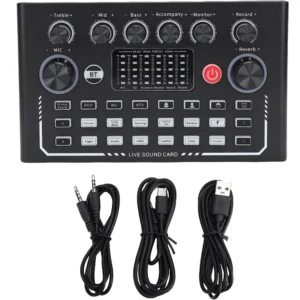 PodCast Bundle Kit F009, Mixer with Condenser Microphone - Image 9
