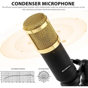 PodCast Bundle Kit F009, Mixer with Condenser Microphone - Image 2