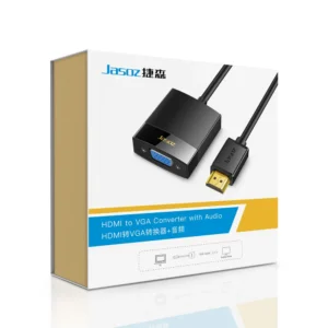 JASOZ HDMI to VGA Converter with Audio - HDMI male/VGA Female Adapter G102 - Image 3