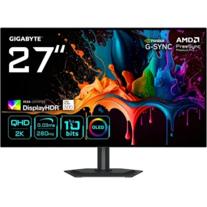 Gigabyte 27" MO27Q28G OLED 280Hz 0.03ms 2K Speaker 4th Gen Tandem WOLED Gaming Monitor