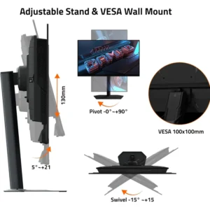 Gigabyte 27" MO27U2 Tandem QD-OLED 4K 240Hz 0.03ms Speaker Gaming Monitor - Image 4