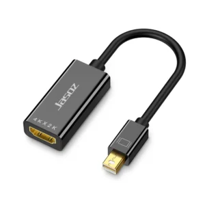 JASOZ G107 Mini DisplayPort to HDMI Convertor Male/Female Adapter 4K