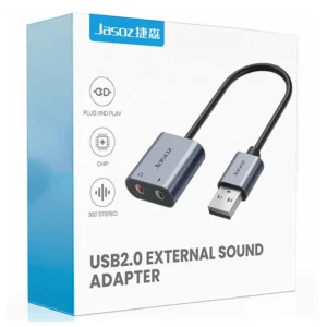 JASOZ External USB Sound Card Adapter G142 - Image 4