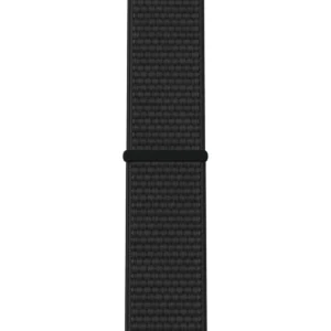 Woven Nylon Watch Strap Band 44mm, Black