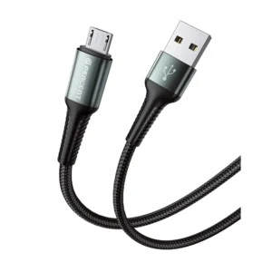90 Percent Nylon Braided USB-A to Micro Cable – Durable & Fast Charging