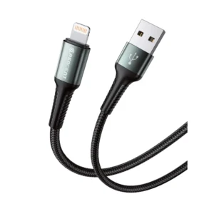 90 Percent Nylon Braided USB-A to Lightning Cable – Durable & Fast Charging