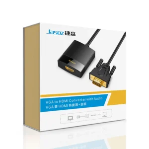 JASOZ G115 VGA to HDMI Convertor with Audio Male/Female Adapter 1080p - Image 3