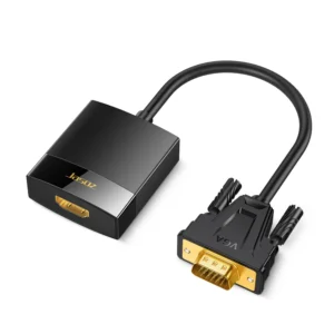 JASOZ G115 VGA to HDMI Convertor with Audio Male/Female Adapter 1080p